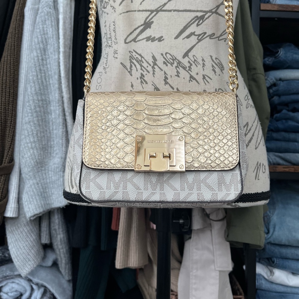 KORS Michael Kors Gold Crossbody Bag